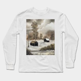 Winter Cabin Long Sleeve T-Shirt
